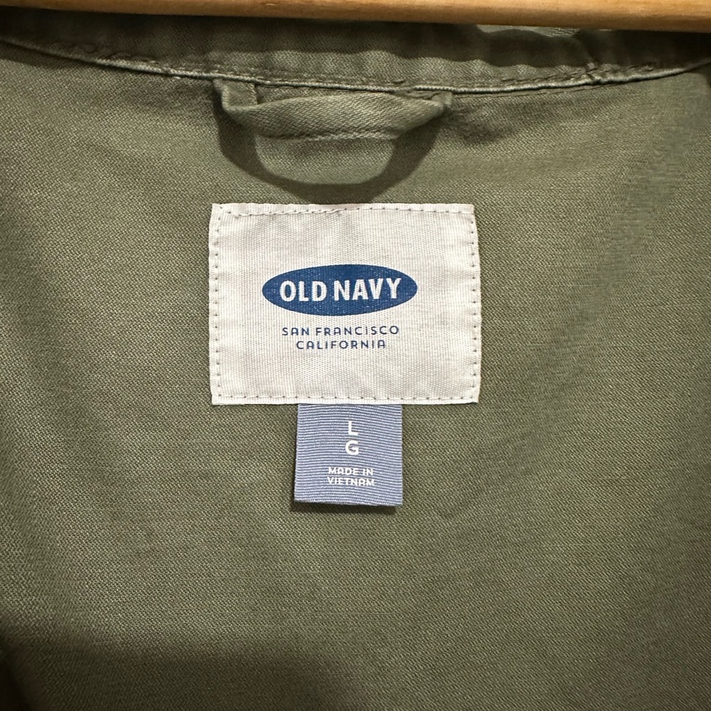 Olive Utility Jacket - Picture 3 of 4